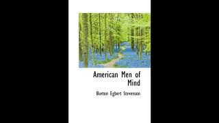 American Men of Mind