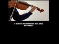 Hoffmeister : 12 Etudes for Viola No.11 Allegro ビオラ