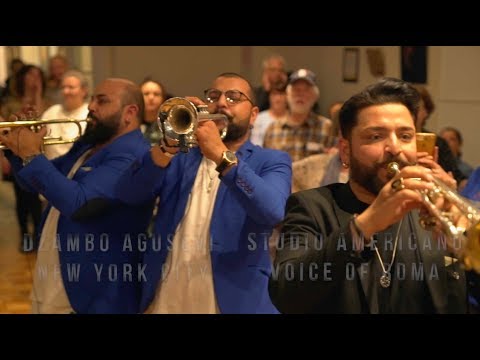 Dzambo Agusevi Orchestra live in New York City 2019 trubači