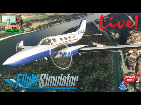 Flight Down the Danube River Microsoft Flight Simulator