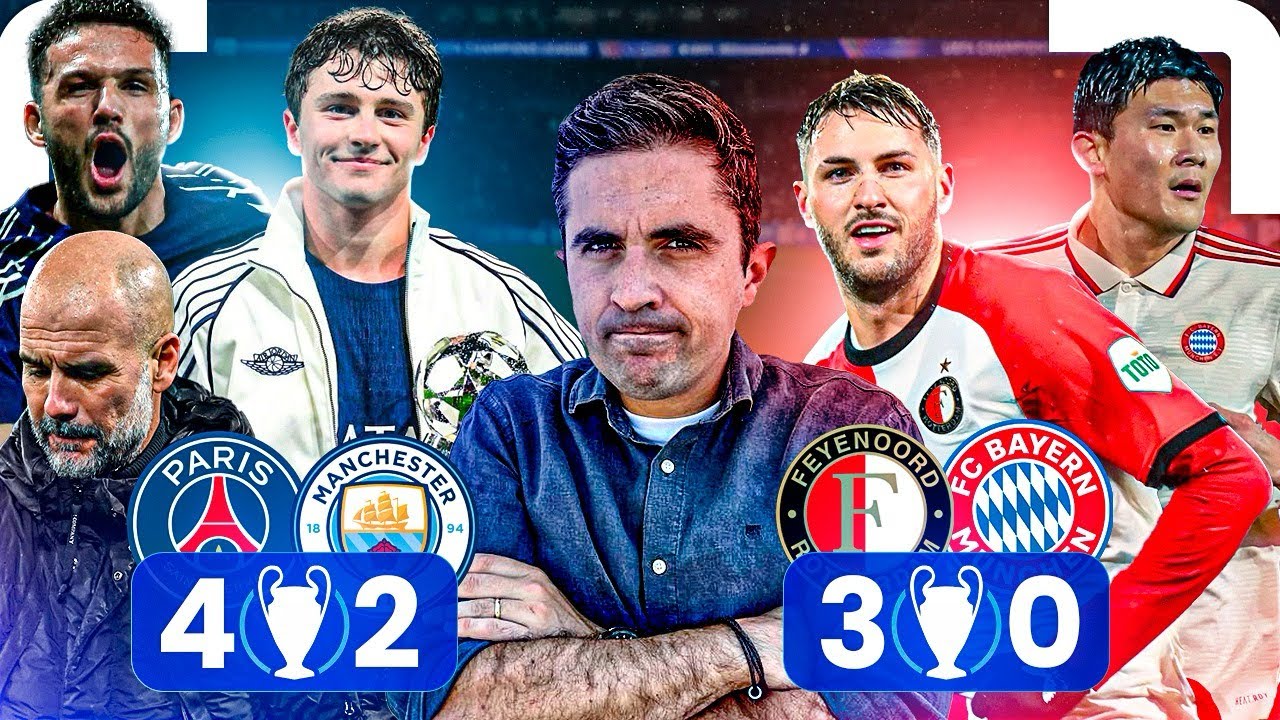 BAYERN PASSA VERGONHA NA HOLANDA E PSG VIRA NA ALMA CONTRA O MAN CITY