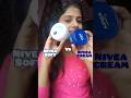 Which One Rating Nivea Soft Vs Nivea Cream Moisturizer Shorts Viralvideo Short