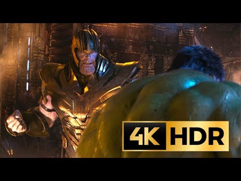 THANOS vs. HULK (2019) - Fight Scene | AVENGERS: INFINITY WAR | 4K HDR | 21:9
