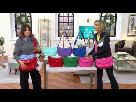Lug Matte Luxe Shoulder Bag w/ Crossbody Strap - Harmony on QVC