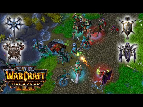 WC3 2v2 SyDe (UD) & KraV (OR) vs ThorZaIN (HU) & Starshaped (NE)