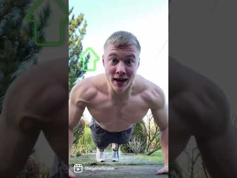 Die schwerste Liegestütz der Welt!  #gym #fitness #shorts #challenge #pushups @DominikLebersorger