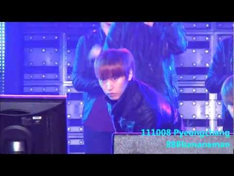 [fancam] 111008 Pyeongchang Winter Olympics Concert Super Junior  『A-Cha』 Forcus Sungmin