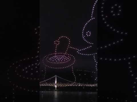 광안리 추석 드론쇼 호텔18층뷰