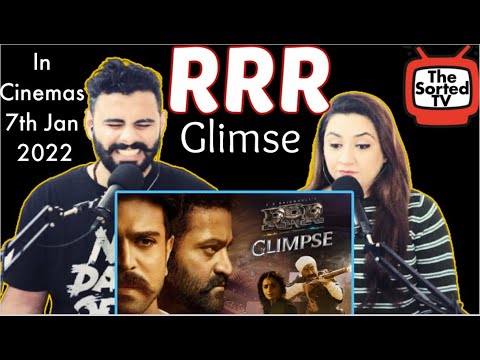 RRR Glimpse ft. NTR, Ram Charan, Ajay Devgn, Alia Bhatt | S.S. Rajamouli | Delhi Couple Reactions