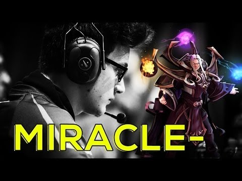 Miracle- Dota2 7.05 [Invoker] vs Cloud9. God invoker difficult level!