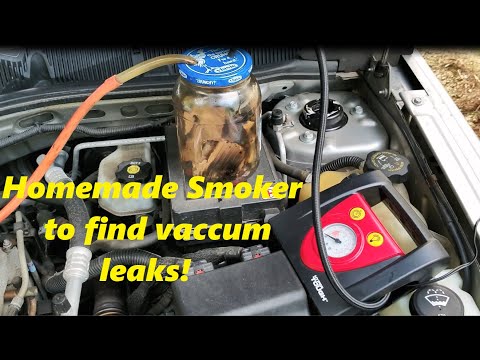 Homemade smoke tester to finding vacuum leaks in your car