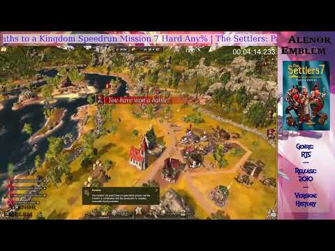 The Settlers: Paths to a Kingdom Speedrun Hard Mission Storm over the Meadows 8:32 (current WR)