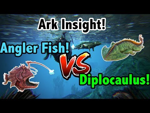 Ark Insight! -=- The Angler Fish V.S The Diplocaulus!