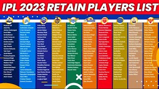 IPL 2023 - All IPL Teams Official Retain List out!