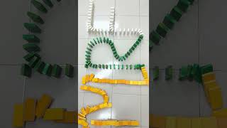 A Domino Reaction So Satisfying It Feels Effortlessly Perfect 😍🔥 #Shorts #usashorts