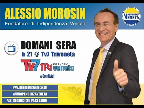 Alessio Morosin a tv7 Triveneta 17 maggio 16