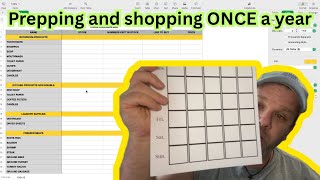 Prep & Shop ONCE a Year! 🛍️ Free Downloads + Easy Stockpile Tips for Beginners