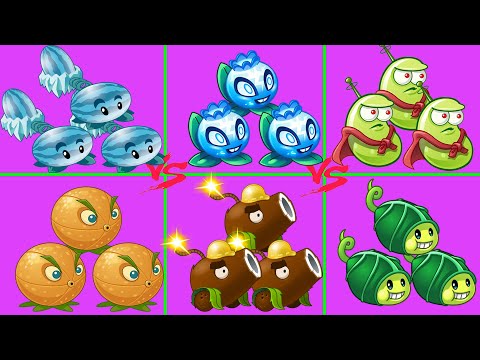 Tournament Winter Melon Vs 05 Best Team Plants - Who Will Win? - PvZ 2 Team Plant