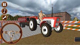 Tractor Trolley Cargo Transport game 3D - Android Gameplay