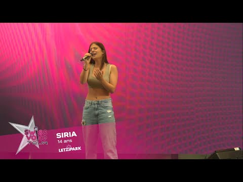 Siria 14 ans - Swiss Voice Tour 2022, Letzipark Zürich