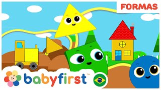 Aprendendo Formas Geométricas com Brincadeiras! | Desenhos educativos | BabyFirst Brasil