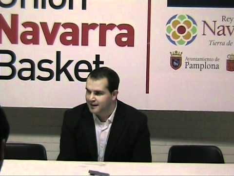 Rueda de prensa Andreu Bou (UNB Obenasa Navarra - Cadi la Seu)
