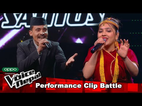 Sreeya Vs Santosh "Kanchhi Hey Kanchhi" Battle Round - The Voice of Nepal 2021