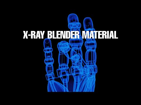 How to make X-RAY Procedural Material in Blender