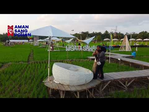 Cover NISSA SABYAN X CHARLY VAN HOUTEN | ST12 Jangan Pernah Berubah - VIEW DRONE WISATA SAWAH LABURA