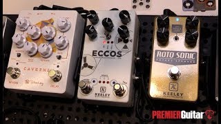 Video thumbnail for NAMM '19 - Keeley DDR Drive, Delay, Reverb, Eccos, Fuzz Bender, Synth 1 & Roto Sonic Demos by Premier Guitar