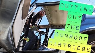 REMOVING THE SUNROOF CARTRIDGE BMW E30 Berty30 Build Episode 23