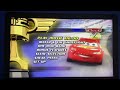 Cars 2006 Dvd Menu But The Disc Is Scratched