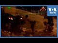 Georgia police used water cannons to disperse protesters