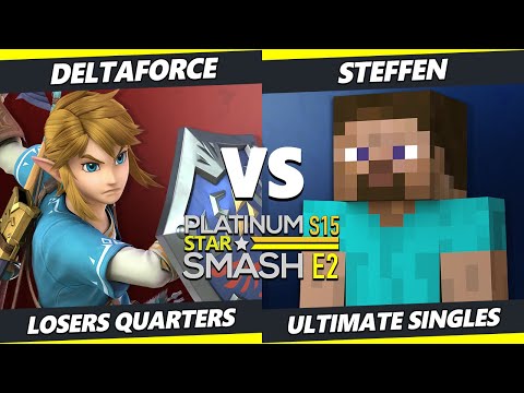 PSS S15:E2 Losers Quarters - Deltaforce (Link) Vs. Steffen (Steve) SSBU Ultimate Tournament