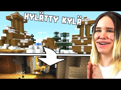 HYLÄTYN KYLÄN alla oli SALAISUUS! | Pelataan Minecraft #48