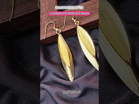 Brass Unique Design Earrings