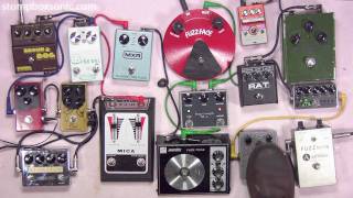 Video thumbnail for Andy & 16 fuzz pedals (& bass) by STOMPBOXSONIC