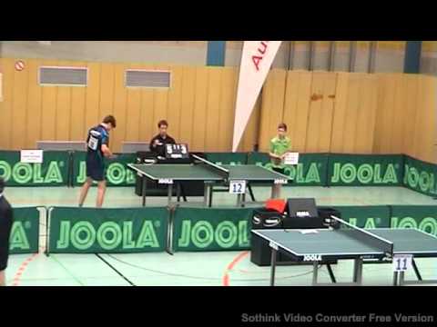 Christopher Simonis - Jonah Schlie  // Livestream Deutsche Jugendmeisterschaft Tischtennis 2013