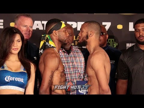 JULIAN WILLIAMS VS NATHANIEL GALLIMORE - FULL WEIGH IN & FACE OFF VIDEO