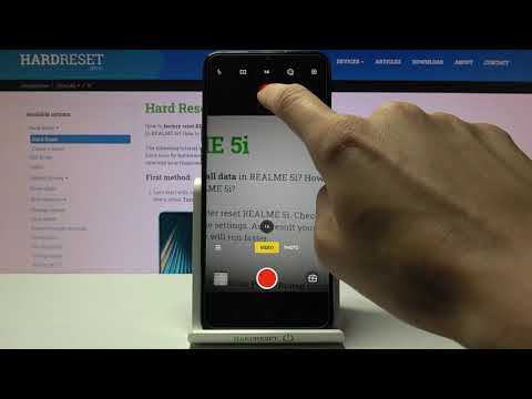 How to Pick Video Resolution in Realme 5i - Access Camera Resolution Options