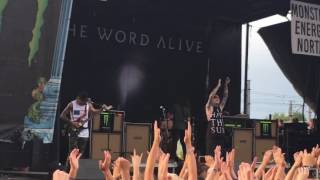 The Word Alive (ft. Chris Motionless) - "Trapped" (Denver Warped Tour - 07/31/16) LIVE HD