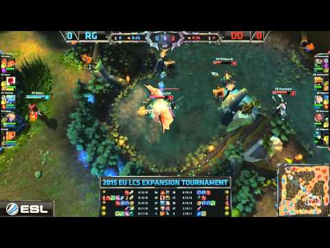 EU LCS Expansion tournament Reason Gamings vs Different Dimension | RG vs DD Game 1