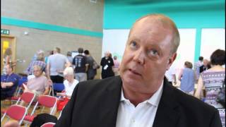 Bryan Haldane, Town Centre Manager, at Neighbourhood Plan launch July 2014
