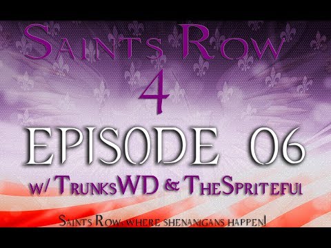 Let's Play Saints Row 4 Co-op Ep. 6 "Escape" - w/ TrunksWD & TheSpriteful