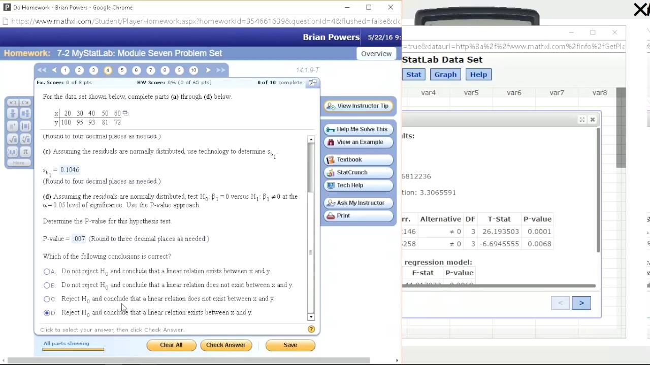 SNHU - Mat240 - Module 7