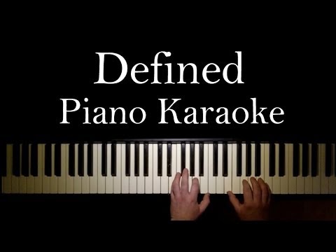 Defined (Ronan Parke) Piano Karaoke