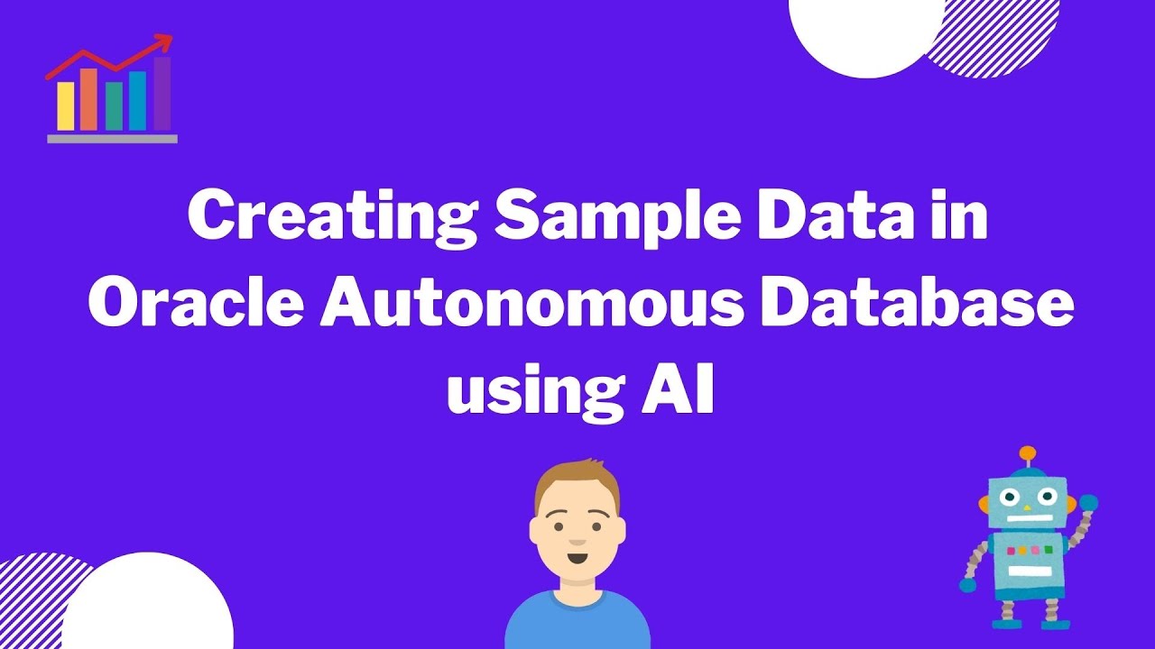 Creating sample data in Oracle Autonomous Database using AI