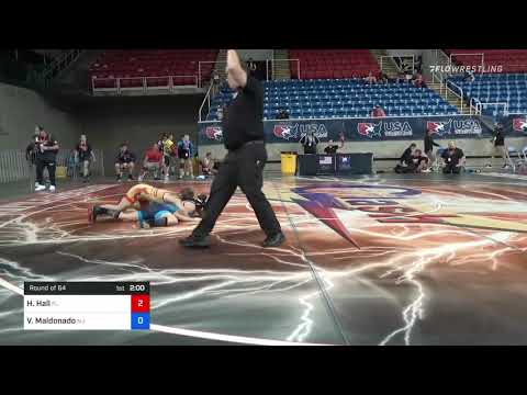 112 Lbs Round Of 64 - Hannah Hall, Florida Vs Valarie Maldonado, New Jersey Dbb6