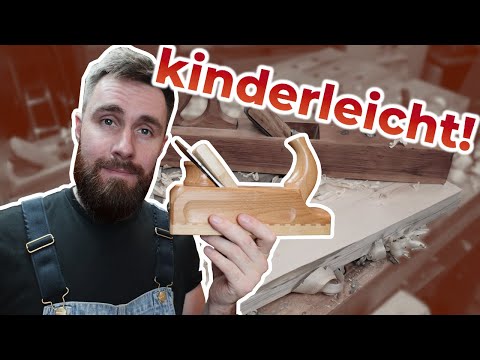 You'll LOVE this TRICK! 👌 | Planing boards to thickness with a hand plane - easy | Instructions