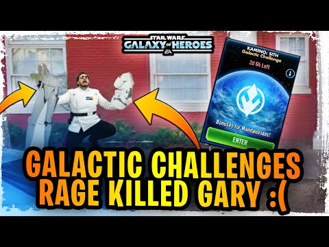 MEGA Galactic Challenge RAGE - RIP Gary - Mandalorian Feat Completed - Intergalactic Kyber Champion